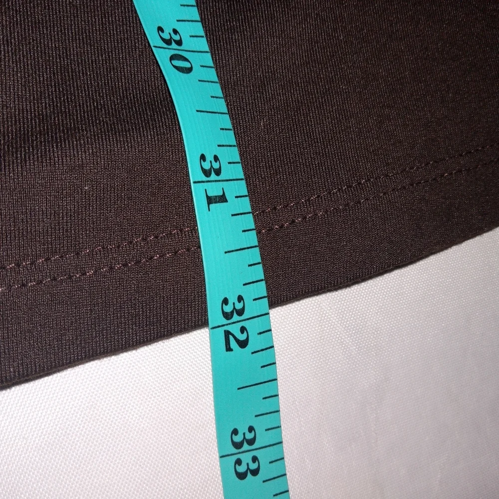 Susana Monaco Brown Stretch Knit 3/4 Sleeve Dress Small - Picture 5 of 5